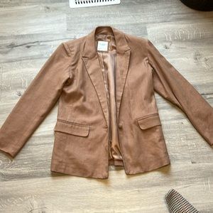 Abercrombie Tan Blazer